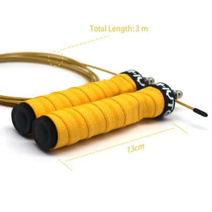 Jump Rope Crossfit Skipping Ropes Pro Ball Bearings Anti-Slip Handles Sports Weighted Training