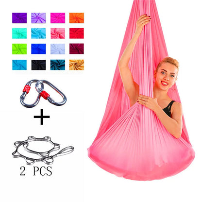 Full set Flying-Aerial Yoga Hammock Fabric Swing Latest Multifunction Anti-gravity