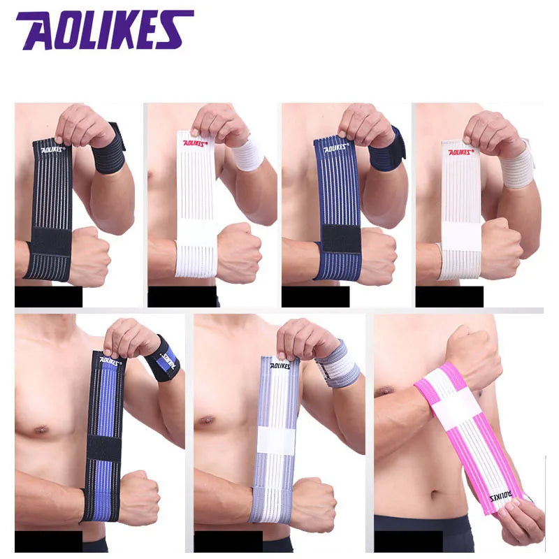 1 Pcs wrist band men women elastic bandage for hand wrist strap wrap fitness wristband sport gym support wrist protector