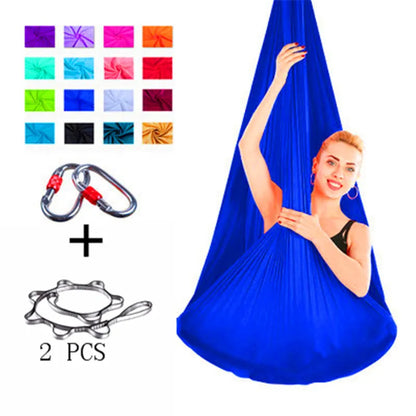 Full set Flying-Aerial Yoga Hammock Fabric Swing Latest Multifunction Anti-gravity