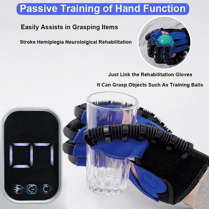 Intelligent Massage Gloves Robot Rehabilitation Gloves for Stroke Hemiplegia Hand Function Recovery Finger Trainer Hand Exercise