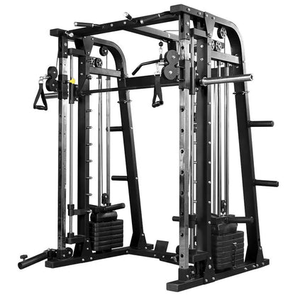 MIYAUP-Smith Machine, Commercial Strength, Comprehensive Training Equipment Set Combination, Multifunctional Gantry