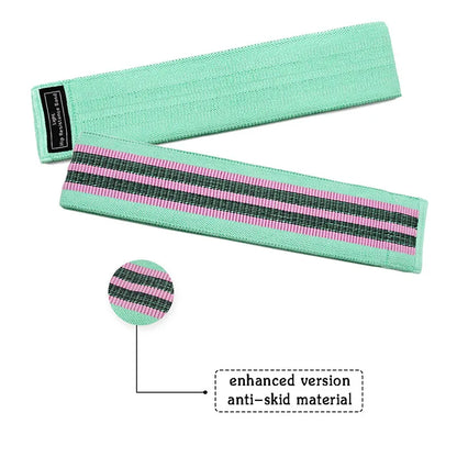 New Durable Hip Circle Band Yoga Anti-slip Gym Fitness Rubber Band Exercises Braided Elastic Band Hip Lifting Resistance Band