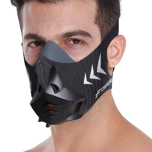 Sports Mask 12 Breathing Levels Pro Workout Mask for Fitness,Running,Resistance,Cardio,Endurance