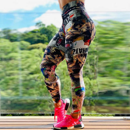 Tie Dye Yoga Pants Gym Sport Leggings for Women Seamless High Waist Push Up Tights Scrunch Butt Leggins Female Gym Clothing 2023