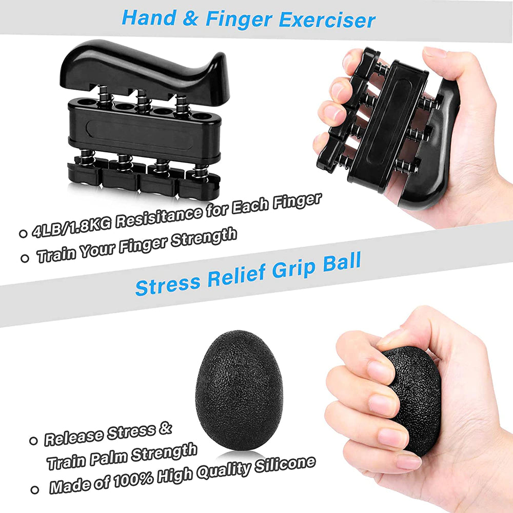 5-60Kg Adjustable Heavy Hand Gripper Fitness Hand Exerciser Grip Wrist Training Finger Gripper Hand Strengthener for Patient